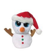 Ty Beanie Boo Scoop Snowman Christmas Plush Winter Stuffed Animal 2016 6.5&quot; - $14.89