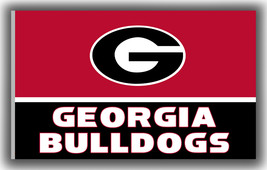 Georgia Bulldogs Football Team Memorable Flag 90x150cm 3x5ft Fan Best Banner - £11.05 GBP