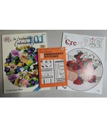 Lot of 3 Vintage Embroidery Stitches Encyclopedia Instruction Books Maga... - $33.25