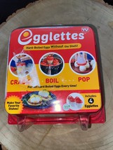 NEW Egglettes 4 Pack Hard-Boiled Eggs Without the Shell &quot;As Seen On TV&quot; - £5.38 GBP