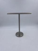 Brushed Stainless T Bar Kitchen Towel Stand Holder - £8.86 GBP