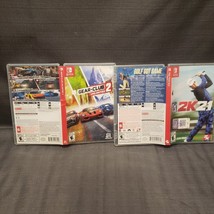 Game Case Only!!! Gear Club 2 + Pga Tour 2k21 Nintendo Switch Game Case Only!!! - $9.90