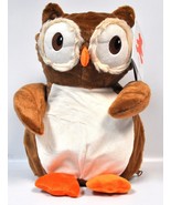 EB Embroider Okie Owl 16 Inch Embroidery Stuffed Animal - $41.09 CAD