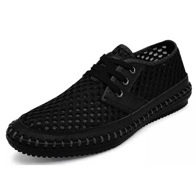 New Big Size 38-48 Summer Breathable Mesh Men Casual Shoes For Comfortab... - £28.60 GBP