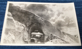 Salmon Mountain 30&#39;s Ford Car Snow Tunnel RPPC UNPOSTED B/W Photo Postca... - $9.75