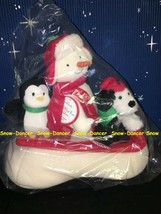 Hallmark 2007 Snow What Fun Sledders Snowman Plush New In Bag - $89.99