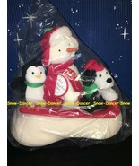 Hallmark 2007 Snow What Fun Sledders Snowman Plush New In Bag - $89.99