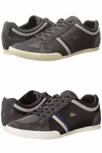 Primary image for Size 12 & 13 LACOSTE Leather Mens Sneaker Shoe! Reg$145 Sale$69.99