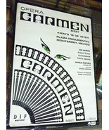 BIZET&#39;S CARMEN - BROADWAY PLAY THEATER OPERA MOVIE POSTER - MEXICO TOURI... - €637,87 EUR