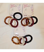 Scunci Spirals Ponytail Holders 3 Packs 12 Pieces Dent Free Hold Matte F... - $14.50