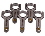 5PCS H-Beam Connecting Rod&amp;ARP Bolts For Volvo 850 C70 T5 2.3L B5234T Co... - £359.04 GBP