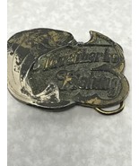 Vintage Great American Belt Co I’d Rather Be Fishing Belt Buckle Outdoor... - $374.59 MXN