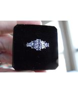 Fine Jewelry Tanzanite 10Kt White Gold Ring #59 - $499.99