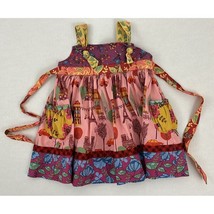 Matilda Jane Girl&#39;s 18 months Apron Dress Pockets Paris Eiffel Tower - $11.30