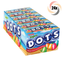 Full Box 24x Packs Tootsie Dots Assorted Tropical Gumdrops Gummy Candy | 2.25oz - £30.10 GBP