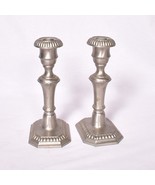 Vintage  Poole&#39;s Pewter Candlesticks Shabby Chic Dining - €28,96 EUR