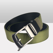 Mens Big and Tall Comfort Click Belt Stretch Webbing Belt Reverse Buckle 1.5&quot; - £14.54 GBP
