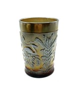 Vintage Carnival Glass Cobalt Blue Bird And Flowers - $107.56 CAD
