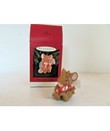 HALLMARK ORNAMENT PEPPERMINT SURPRISE MOUSE 1996 BY SHARON PIKE MIB LotD - $68.79 MXN