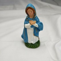 Vintage Chalkware Mary Nativity Manger Christmas Figurine Italy - $4.95