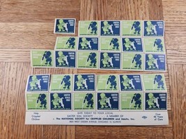 Easter Seals 1963 Assorted Stamp Lot (28) - £1.50 GBP