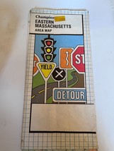 Eastern Massachusetts MA Area Map - £7.63 GBP