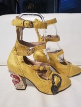 Dionysus Shoes Metallic Yellow Golden Snake Heel 4 Buckke Shoes 36 6 As-... - $89.00 Dionysus Shoes Metallic Yellow Golden Snake Heel 4 Buckke Shoes 36 6 As-... - $89.00