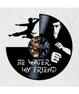 vinyl record wall clock karate martial arts decoration bruce lee - £41.65 GBP