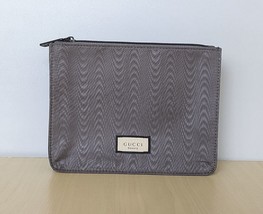 Gucci Ash Grey Men&#39;s Cosmetic Pouch / Bag WORLDWIDE SHIPPING T 0009 - $22.28