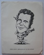 Hoyt Axton 1981 Vintage 4 Fan Club Newsletters Drawing Art FanFair Count... - £39.56 GBP