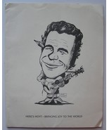 Hoyt Axton 1981 Vintage 4 Fan Club Newsletters Drawing Art FanFair Count... - $29.50