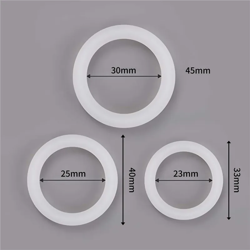 House Home 3Pcs Silicone  Ring  Ring Luminous s For Men Delay A Testicle Ball St - £19.75 GBP