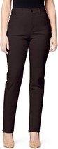 Gloria Vanderbilt Amanda Jeans Womens 8 Short Brown Slimming Tapered Cotton NEW - $24.62