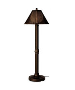 Bronze Floor Lamp - Walnut Shade - €317,00 EUR