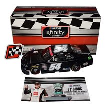 AUTOGRAPHED 2021 Ty Gibbs #54 Toyota Supra CHARLOTTE WIN (Raced Version)... - $269.96
