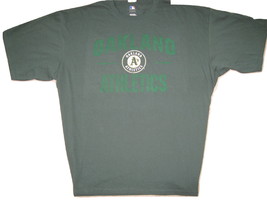 MLB Oakland Athletics S S Green T with small round logo 2XL  Off. Lic.NWT - £12.81 GBP
