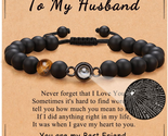 Gifts for Husband, I Love You in 100 Languages Adjustable Bracelet for M... - $26.09