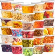 50 Clear 16 Oz Airtight Meal Prep Containers - Perfect for Home &amp; Cateri... - $31.63