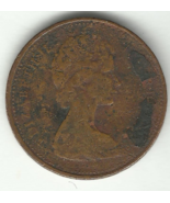 1970 Canadian Penny 1 cent Coin  Maple Leaf &amp; Queen Elizabeth II - $1,818.83 MXN