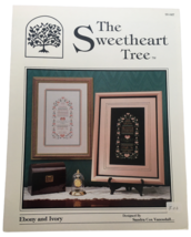 The Sweetheart Tree Cross Stitch Pattern Leaflet Ebony and Ivory Love Chart - $8.99