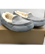 UGG Women&#39;s Ansley Suede Slipper Blue Size 7 New Runs Small - €81,90 EUR