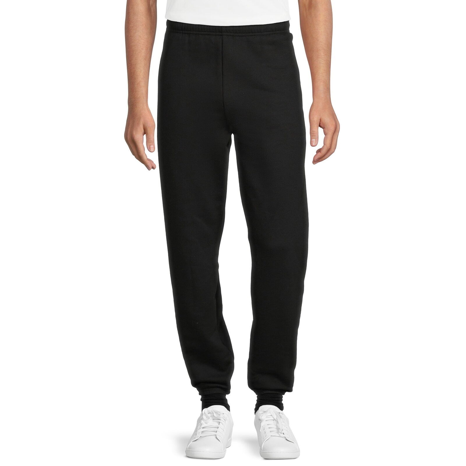 Primary image for Athletic Works Men's Fleece Elastic Bottom Sweatpants Rich Black Size 4XL (52-54