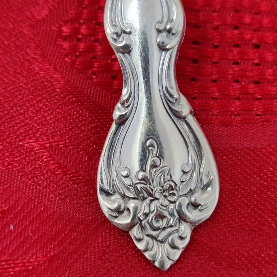 VTG International Silver Plate Interlude Scallop Cream Serving Spoon Ladle - $9.98
