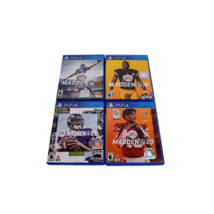 Lot of 4 PlayStation 4 Madden Games: 16, 19, 20, &amp; 21 - £15.56 GBP