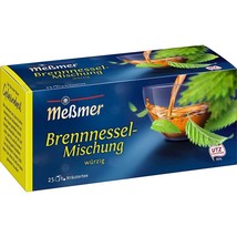 Messmer Brennessel Mischung Nettle Mix Tea -25 Tea bags-DAMAGED- Free Ship - $8.03