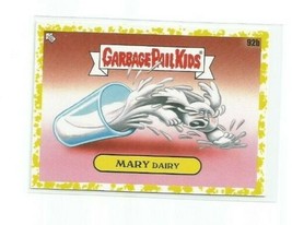 Mary Dairy 2021 Topps Garbage Pail Kids Mustard Yellow Sticker #92b - £3.95 GBP