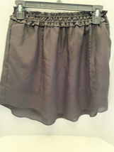 Bcbgeneration Womens A Line Skirt Black Pockets Elastic Waist Lined Pull On M - £11.98 GBP