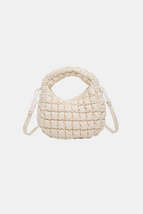 Quilted Puffy Removable Strap Crossbody Bag - $520.71 MXN