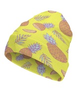 Mondxflaur Pineapple Winter Beanie Hats Warm Men Women Knit Caps for Adults - £15.16 GBP