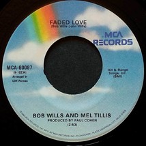 Bob Wills - Faded Love / Deep In The Heart of Texas [7&quot; 45 rpm Single MCA 1980] - £6.24 GBP